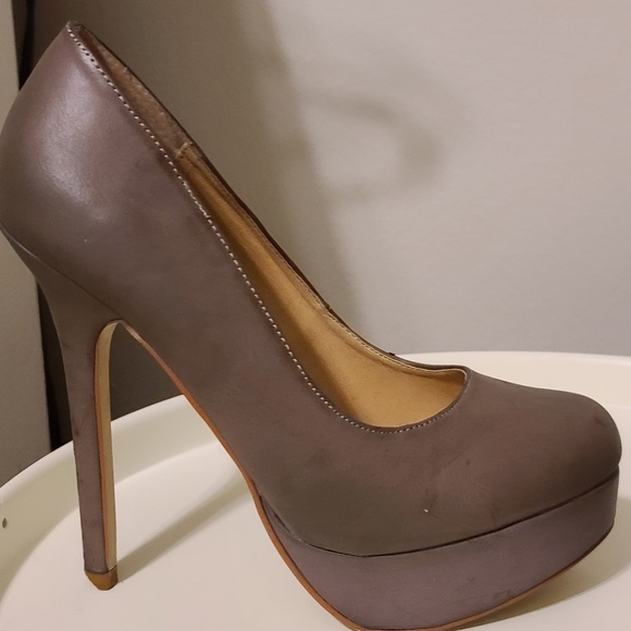 Colin Stuart Grey Brown Stilettos Size 7.5 Womens High Heels - Picture 2 of 6